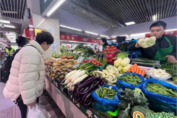 上海 ：菜價(jià)降了 市民“菜籃子”變輕了 ()