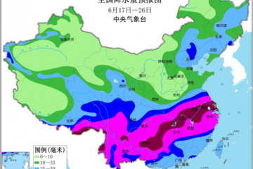 華北黃淮高溫持續 江淮江南降雨增多 ()